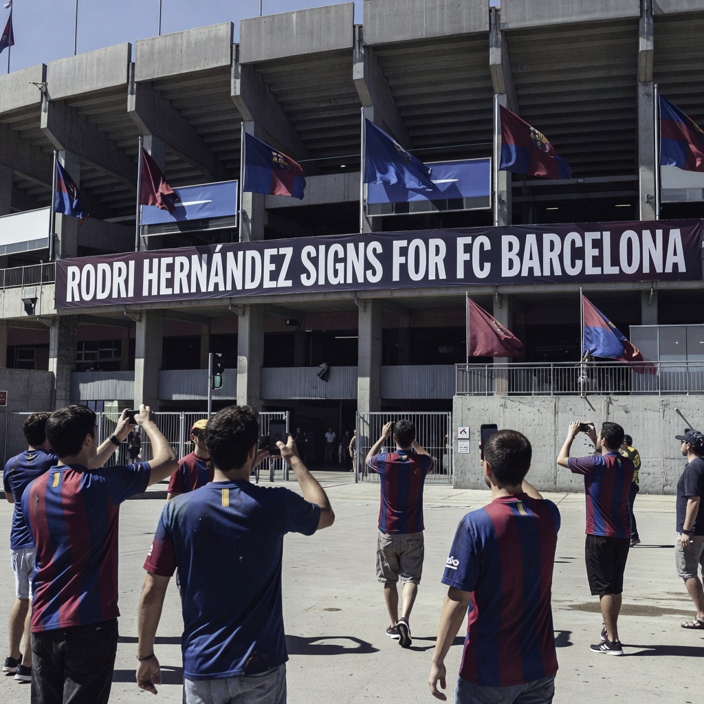 El FC Barcelona anuncia el fichaje de Rodri Hernández por 60 millones de euros 1 El FC Barcelona anuncia el fichaje de Rodri Hernández por 60 millones de euros